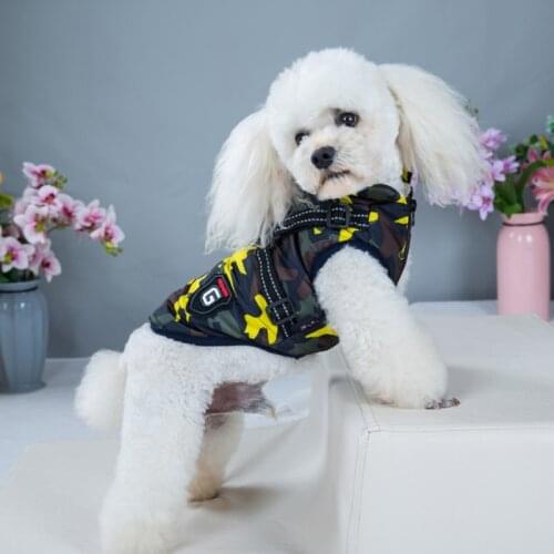 Autumn Winter Pet Dog Vest Clothes Soft Cotton Outfit For Small Dogs Chihuahua Pug Sweater Clothing Puppy Coat Jacket Vest