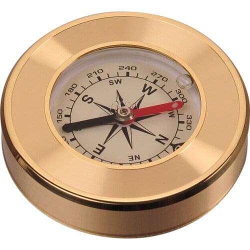 Portable full copper compass for outdoor directional cross-country navigation precision