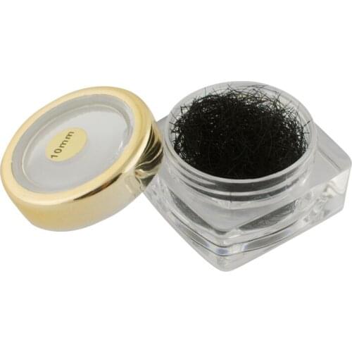 2 Pcs hot sale soft black 0.15 0.20 thickness individul loose single mink eyelash extension from korea by free shipping