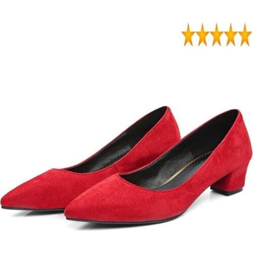 Замшевые туфли-лодочки SICCSAEE China At AliExpress