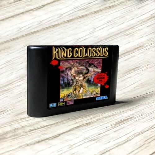 Tougiou King Colossus - Japan Label Flashkit MD Electroless Gold PCB Card for Sega Genesis Megadrive Video Game Console