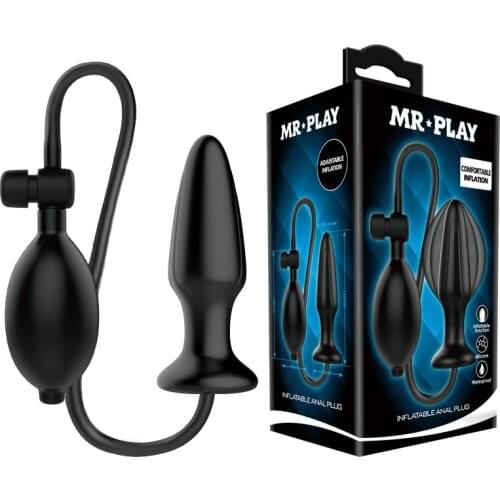 Adult products silicone manual anal inflatable anal plug for men and women anal anal plug masturbation sex toy