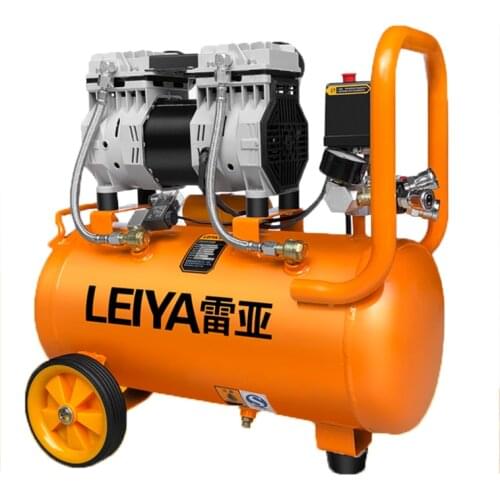 M3915 air compressor small high pressure air pump air compressor 220V mute oil-free woodworking paint portable air pump 15L