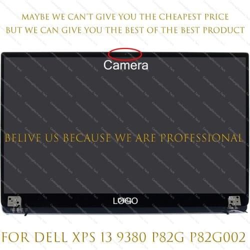 13.3" FHD UHD LCD Display Screen Touch Digitizer Replacement Full Assembly For Dell XPS 13 9380 P82G P82G002