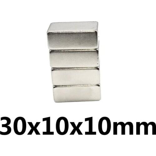 5/10/20/30PCS Super Strong Sheet Rare Earth Magnet 30x10x10mm Block Rectangular Neodymium Magnets N35 Magnet 30*10*10 mm