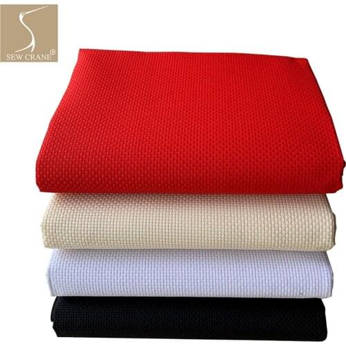 9 Counted Cross Stitch Fabric Cotton Embroidery Envenweave Fabric Aida Cloth, White