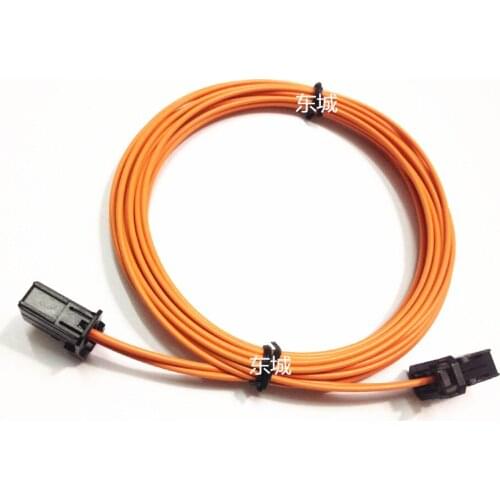 MOST Optical Fiber Cable Connectors Male To Male For Audi BMW mercedes etc. 100CM New Original
