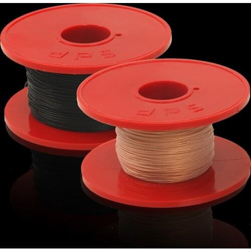 D46 5N OCC Copper 30AWG PTFE Insulation Earphone Cable Hookup Wire DIY Bulk Wire