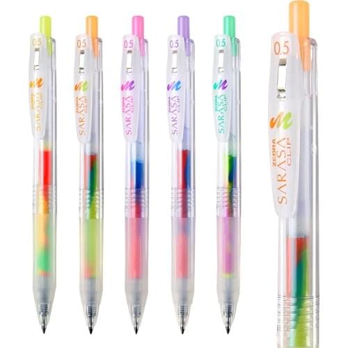 Zebra JJ75 SARASA CLIP Gel Pen 0.5 mm Marble Color Japan
