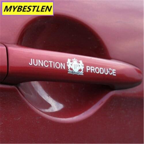 GRS17 Car styling 4PCS door knob windshield wiper stikcer for fiat punto abarth 500 stilo ducato palio bravo doblo car-styling