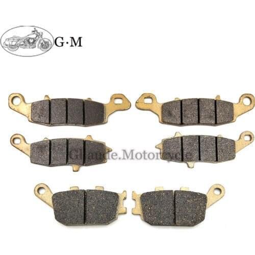 Motorcycle Front / Rear Brake Pads sets For Kawasaki KLV 1000 LV 1000 A1H/A2H 2004-2005