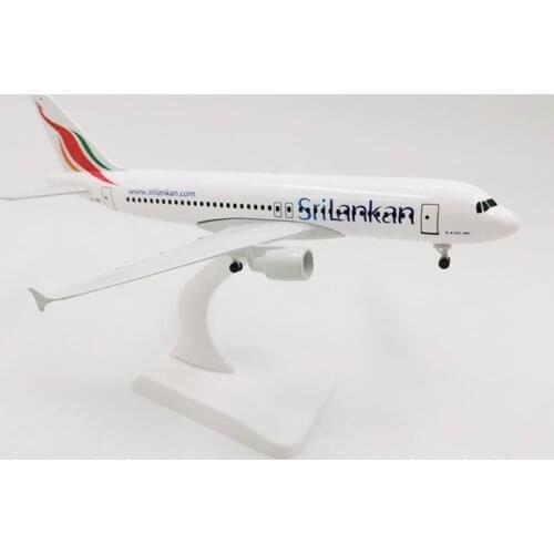 20CM 1:300 Scale Airbus A320 NEO Srilankan Airlines Airplanes Plane Aircraft Alloy Diecast Model Toy Collective Kids Toys