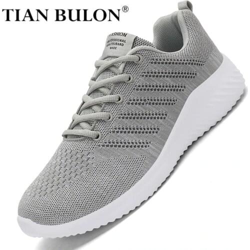 Summer Men Sneakers Casual Breathable Mesh Men Casual Shoes Lightweight Mens Gym Shoes Lace-up Walking Shoes Zapatillas Hombre