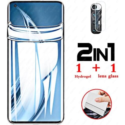 2in1 Soft Hydrogel Film for Xiaomi 10s Full Protective Cover for Xiaomi 10 S 6.67" Screen Protector Camera Lens Tempered Glass