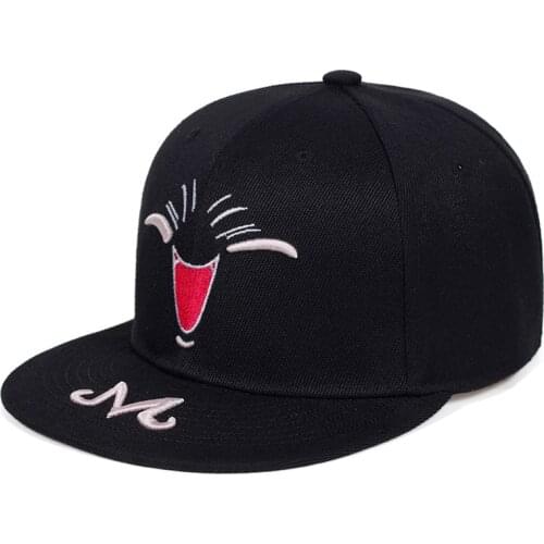 New Design Look Of Laughter Spring Cotton Man Woman Embroidery Hip Hop Punk Street Dance Fashion Sunshade Adjust Baseball Caps