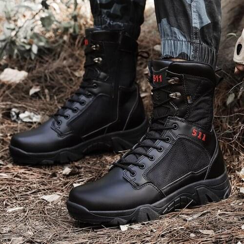 Shoes high shoe designer mens mens boots 2020 thick on Korean style quality men invierno grey footwear de Mens vintage lether