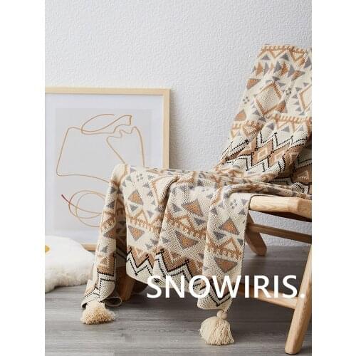 Sofa Blanket Office Nap Air Conditioning Blanket B & B Bed Blanket Decorative Single Summer Blanket