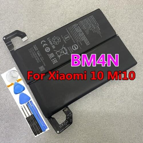 Original Replacement Battery BM4M BM4N For Xiaomi Mi 10 Pro 5G Xiaomi 10Pro Mi10 5G Genuine Phone Battery 3900mAh