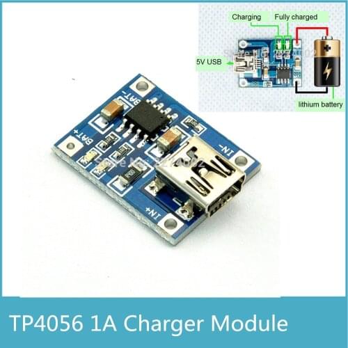 TP4056 4.5V - 5.5V 1A Lithium Battery Charger Module Lithium Battery Special-purpose Charging Board