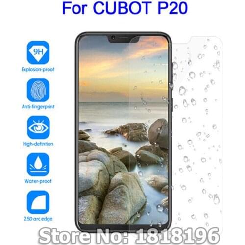 For Cubot P20 6.18 Tempered Glass Explosion-proof Protective Smartphone Film Screen Protector For Cubot P20 4G Glass Case cover