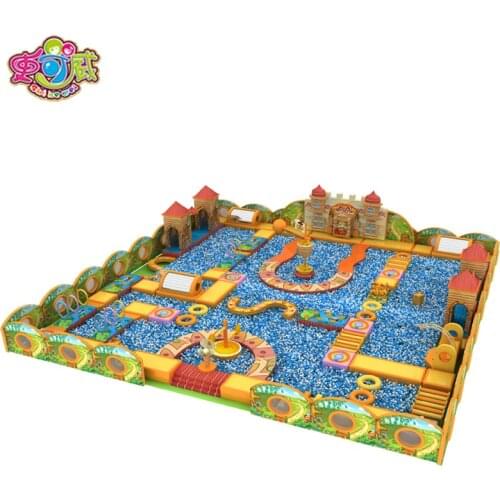 SQV Childrens indoor soft Park electronic playground center childrens maze Park ball pool customization