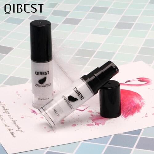 QIBEST Liquid Concealer Cream Waterproof Colors Changing Foundation Full Coverage Long Lasting Face Scars Acne Cover Makeup