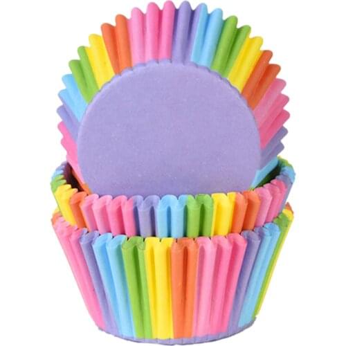 1000 Pcs/lot Cupcake Liner Cups Cupcake Mold Paper Anti-oil Baking Cake Mold Muffin Cases Decorating Tools Baking Paper Tray