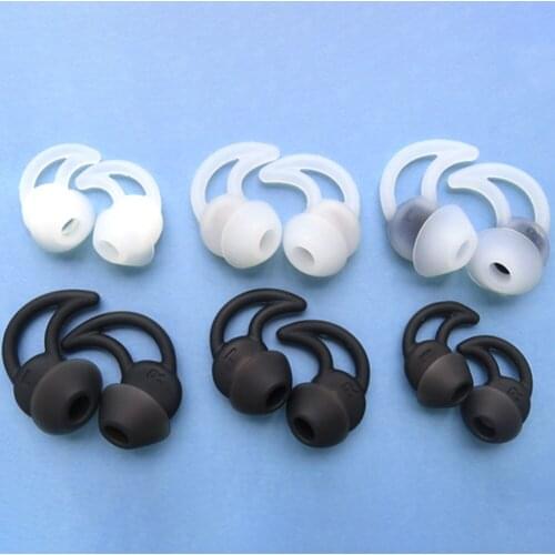 3 Pairs S / M / L Headphones Set Silicone Earplugs Cover Anti Drop Protective Cover For Bose QC20 QC30
