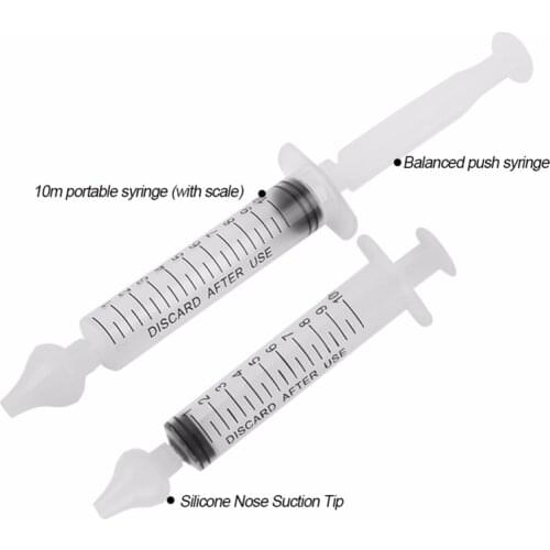 4pcs Professional Syringe Nasal Irrigator with Syringes for Baby Infant Safe Nasal Cleaner for Newborns Infants Nose Cleaner