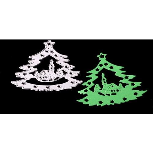 78*75mm pine tree Metal Cutting Dies for scrapbooking Stencils Craft Paper DIY Scrapbook new dies Cut Template