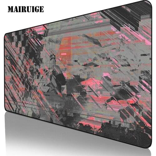 Mairuige Rhombus Art Large Mouse Pad Computer Decoration Gamer Mousepad XXL PC Desk Mat Gaming Room Accessories Carpet Table Pad