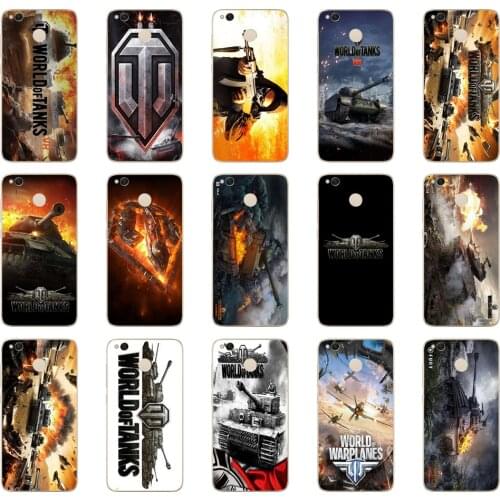 91DD world of tanks Soft Silicone Cover for Xiaomi Redmi 4a 5 plus Note 4 4x 5a pro mi a1 case