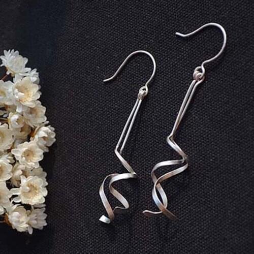 Long Bar Earrings Handmade Jewelry Gold Filled /925 Silver Vintage Brincos Minimalist Jewelry Oorbellen Earrings For Women