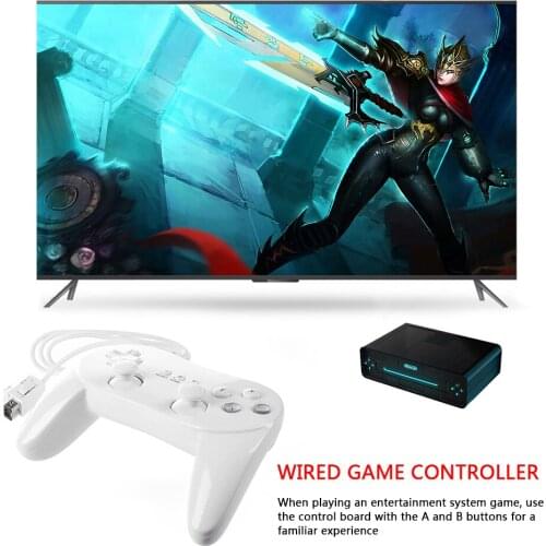Wired Gaming Joypads Remote Control Controller Dustproof Portable Carrying Decor for Nintend Wii Classic Joystick