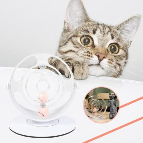 Funny Cat Pet Toy Cat Toys Intelligence 360 Rotation Interactive Space Spinning Cat Toy Balls Interactive Toy for IQ Traning
