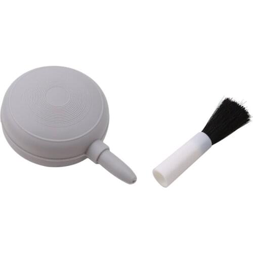 Crteative Hot Sale 2 In 1 Air Blower Brush Succulent Cleaning Air Blower Brush Beads Dust Cleaner Camera Screen Cleaning Brush