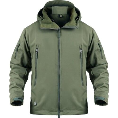 Clothing Men Military Jacket US Army Tactical Sharkskin Softshell Autumn Winter Outerwear Camouflage Jacket and Coat