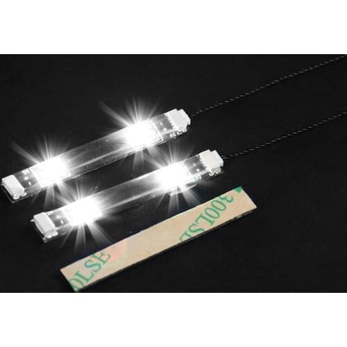 2 pack RGB Strip Lights or RGB Bit Lights Building model material LED light built wireless Compatible for LEGO lighting DIY Toys