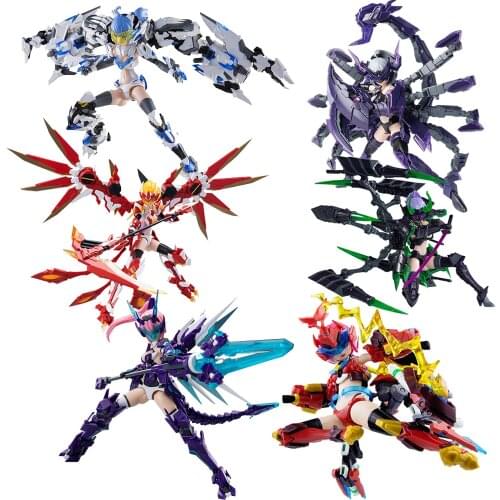 E-Model 1/12 Assembly Gundam Model Four Holy Beasts ATKGIRL Frame Arms Girl Suzaku White Tiger Green Dragon Scorpion Anime Toys