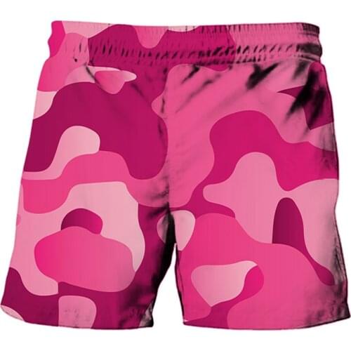 2021 Mans Fashion Casual Short Camouflage Swimming Trunks Summer Loose 6XL Beach Pants