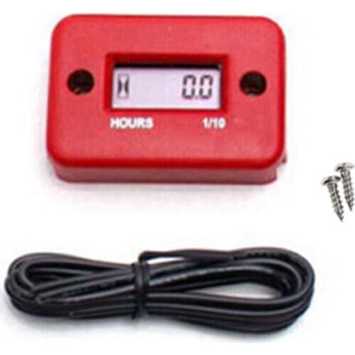 New 2018 Tachometer Hour meter motorcycle Stroke gasoline Engine Spark For Boat/Motocross/Bike CAR Motocycle LCD display