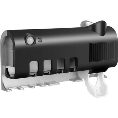 Uv Toothbrush Disinfection Stand Toothbrush Holder Toothpaste Dispenser Ultraviolet-Ray Sterilization