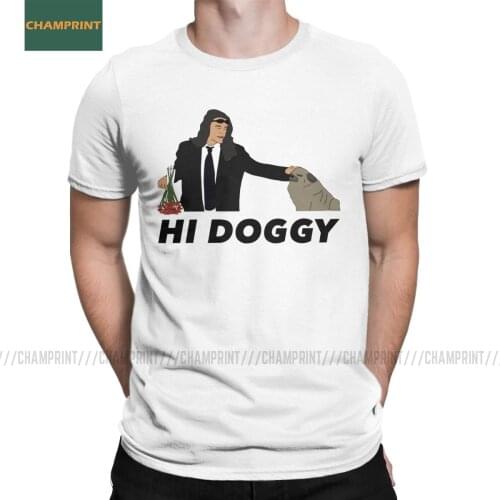 Hi Doggy The Disaster Artist Mens T Shirts The Room Tommy Wiseau Hi Mark Movie Tee Shirt Short Sleeve T-Shirts Cotton