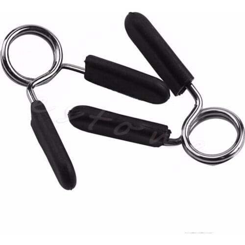 2 x 25mm Gym Weight Bar Dumbbell Lock Standard Barbell Spring Collar Clamp Clips