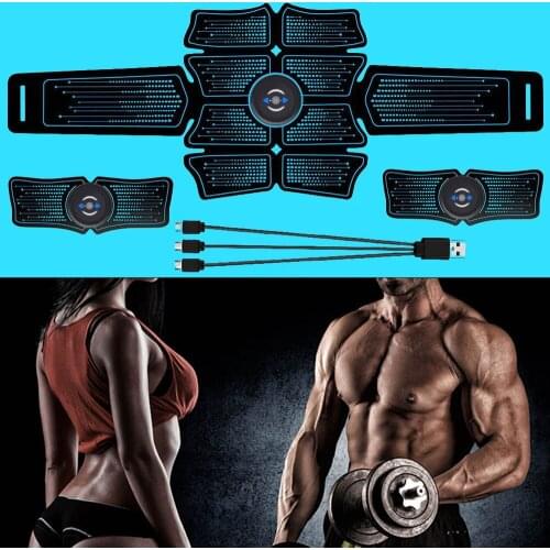 Muscle Abdominal Stimulator Hip Trainer EMS Trainer Abs Fitness Equipment Training Gear Muscles Electrostimulator Toner Home