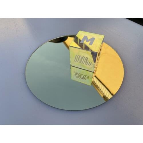 Φ200mm 2mm 3mm Gold Acrylic Round Mirror Non Glass Safe Use For Home Decor,Wedding Candle Centerpiece,Photographic Background