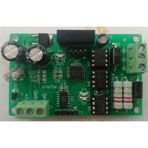 0-10V 485 DC voltage acquisition module MODBUS RTU protocol photoelectric isolation network communication