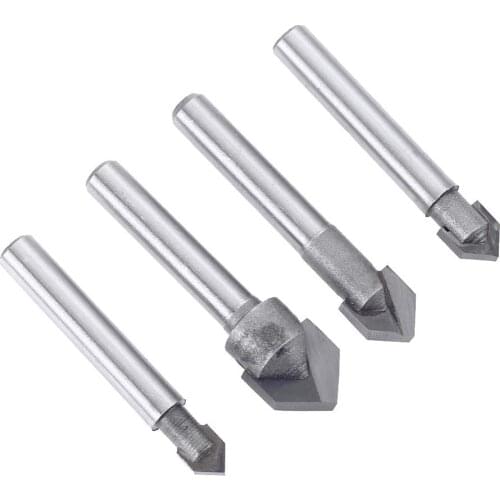 1/4 inch Shank 90 Degree V Groove Router Bit Chuck Trimming Milling Cutter