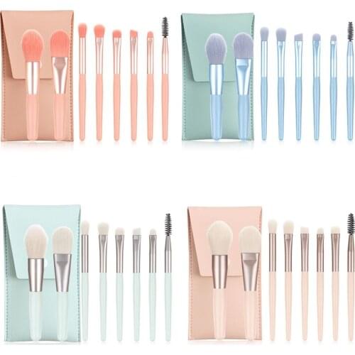 8pcs/set Makeup Brushes Cosmetics Tools Women Gift Including pack Eye Shadow Foundation Powder Eyeliner Eyelash Brushes