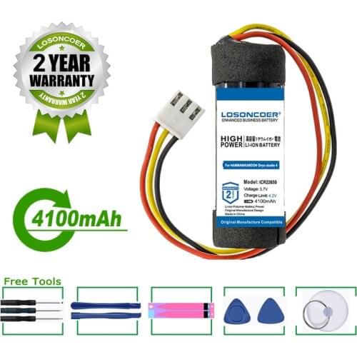 LOSONCOER Battery 3500mAh For HARMAN KARDON Onyx Studio 4 ICR22650 Speaker Battery